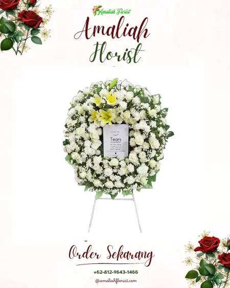 Krans Bunga Duka Kawasan Perkantoran Yasmin Bogor